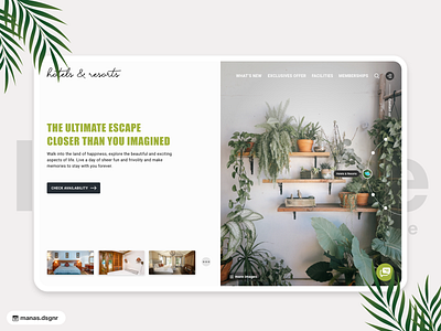 Hotels & Resorts website template