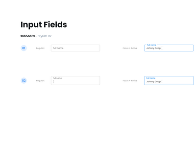 Input Field - interaction