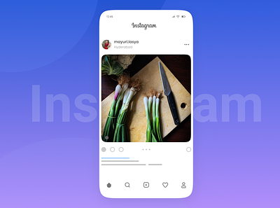 Instagram Post insta post instagram mockup instagram post ios mockup mobile app mobile app design mockups ui ux user experience user interface wireframe