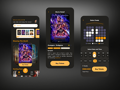 Movie app app mobileapp ui ux
