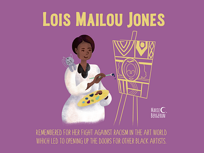 Lois Mailou Jones black history month famous artist female artist lois mailou jones