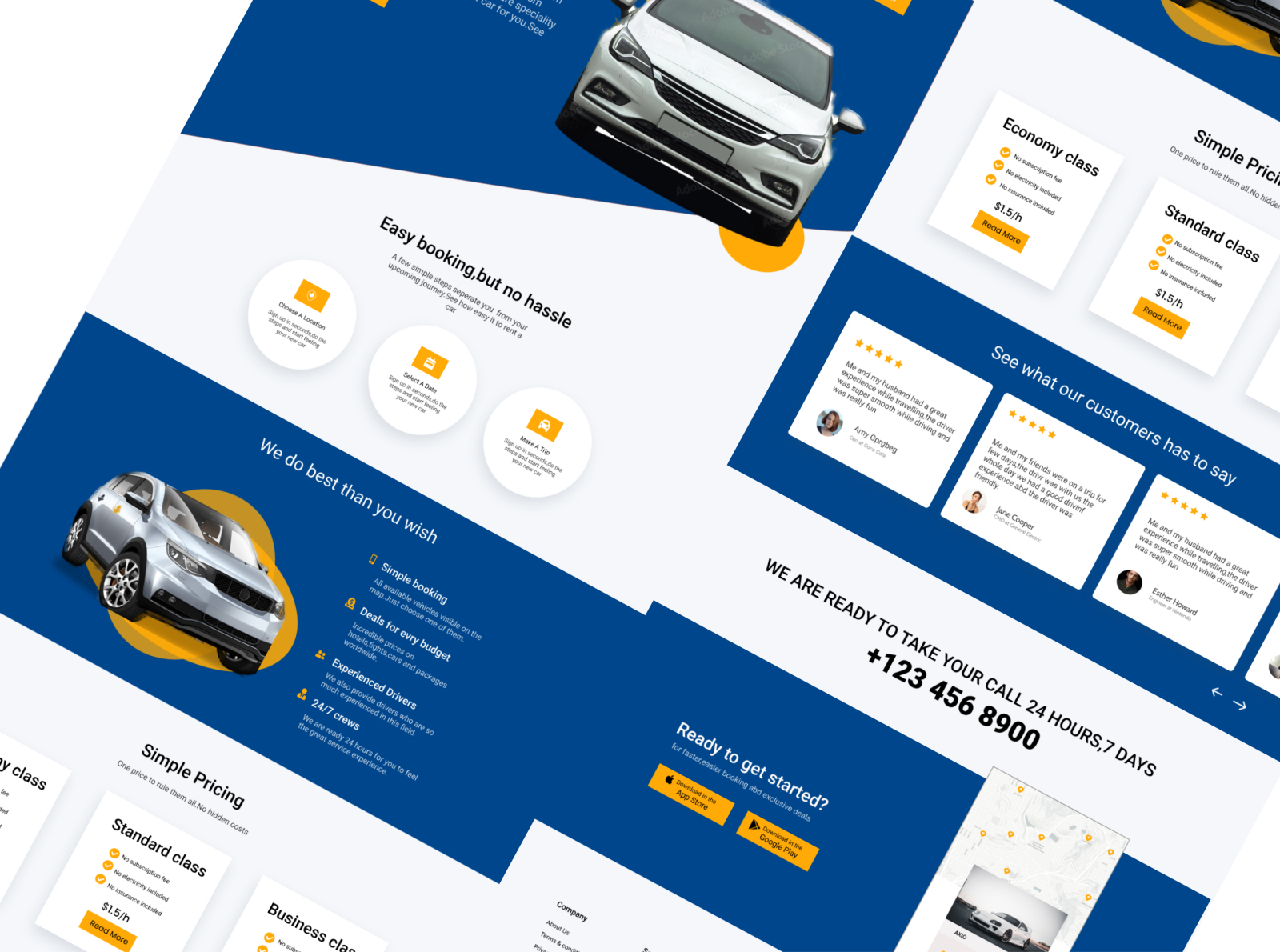 Rental car website! by Ramisha E Anjum on Dribbble