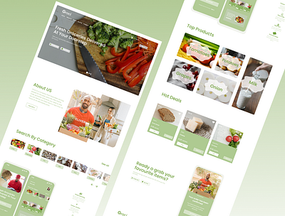 Grocery App Website