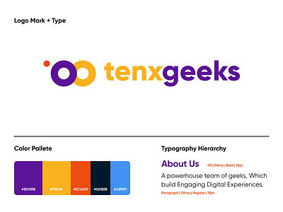 Brand Identity Tenxgeeks