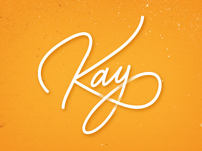 Kay script summer type typography wip