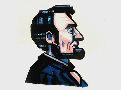 Honest Abe: Inktober #16 illustration ink inktober marker politics usa