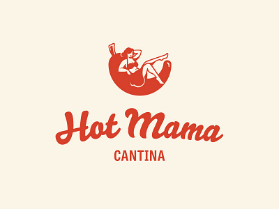🌶Hot Mama Cantina🌶 branding graphicdesign hot illustrator lettering logo logodesign pepper restaurant restaurant branding typography vector woman