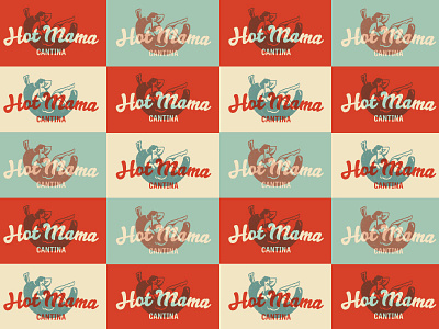 🌶Hot Mama Cantina: Logo Exploration🌶