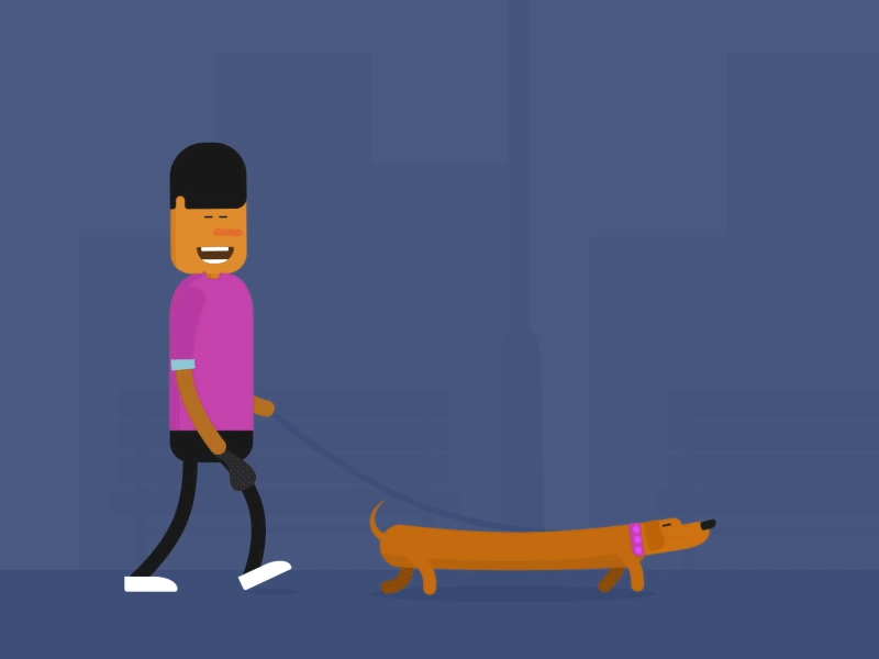 Poop Life animated gif animation character animation dog illustration loop animation vector