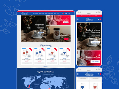 E-commerce project for coffee brand