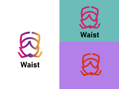 Waist 3d abstract logo app logo branding bussnies logo creative logo cretive logo custom logo design graphic design icon logo illustration logo logo design minimalist logo motion graphics ui vector waist