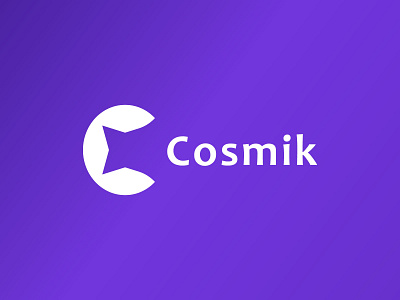 Cosmik 3d animation branding design fralancer freelancer graphic design illustration logo minimalist logo motion graphics professional logo ui unique logo