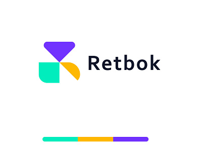 Retbok 3d branding business logo corporate dekotle logo graphic design letter mark monogram logo motion graphics symbol technology