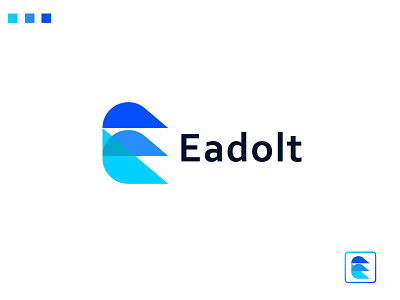 Eadolt app icon branding ecommerce fintech gradient graphic design logo logo designer mark minimalist logo modern logo motion graphics n logo startup logo trend logo ui