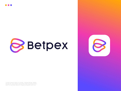 Betpex logo design abstract logo b c f h i j k m p q r u v w y z brand identity branding creative logo design graphic design illustration logo logo design logo designer minimalist logo modern logo software typography