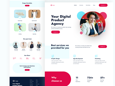 Digital Agency |  Home Page Exploration