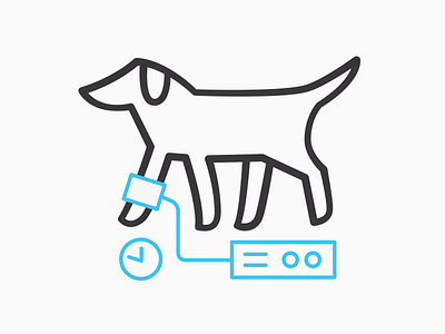 Identity for Dr. Péterfia Dalma branding design doctor dog graphic icon identity lineart pet simple vet