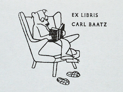 Ex libris Carl Baatz