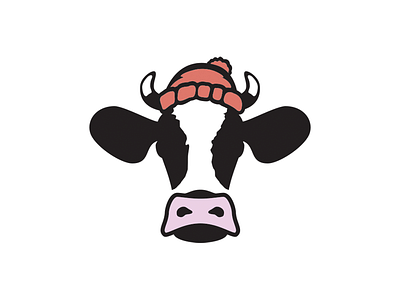 Chilly Cow animal brand branding cow design farm illustration logo