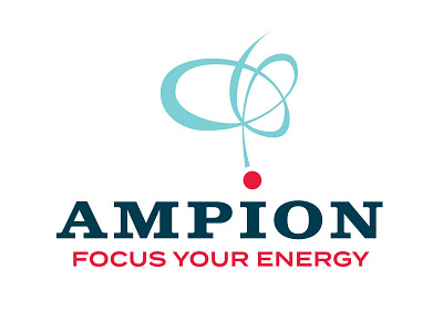 Ampion Swirly Logo brand concept design logo