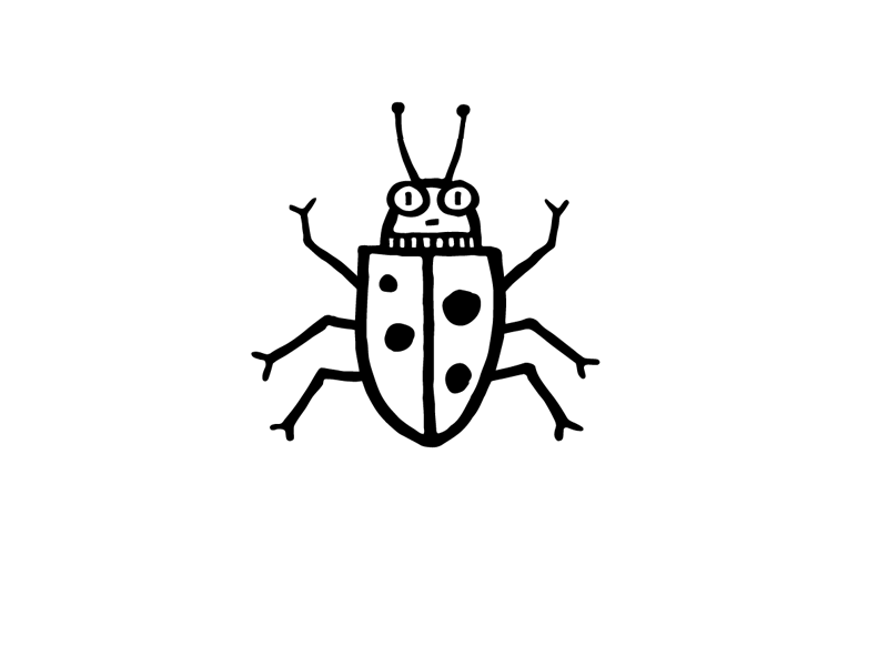 Bug Off animation bug fun logo