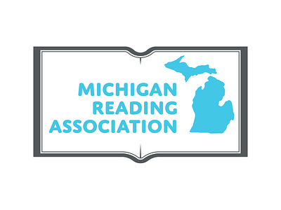 Michigan Reading Association education logo logodesigner michigan reading