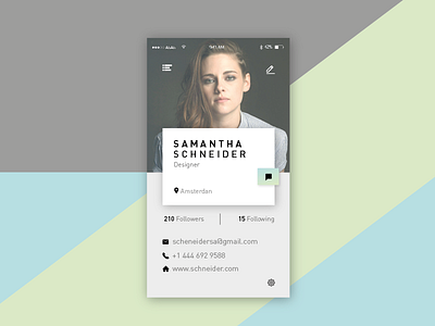 #dailyui 006 -  User Profile