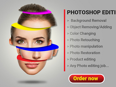 Any type of Photoshop work background removal graphic design photo editing photo manipulation