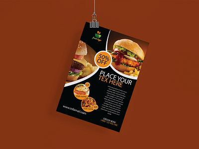 Food Flyer Design book cover branding design flyer graphic design illustration kdp logo typography ui vector