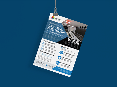 Creative Solutions Flyer 3d animation book cover branding creative solutions flyer design graphic design illustration kdp logo motion graphics typography ui vector