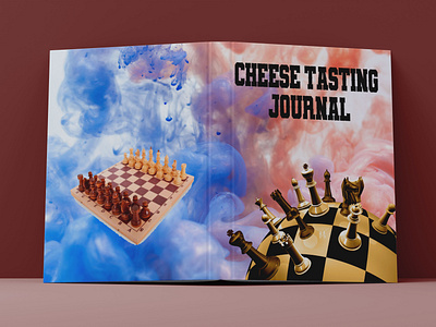 Cheese Tasting Journal book cover branding design graphic design illustration kdp logo typography ui vector