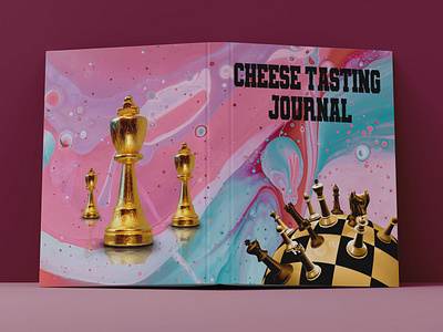 Cheese Tasting Journal book cover branding design graphic design illustration kdp logo typography ui vector