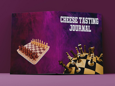 Cheese Tasting Journal book cover branding design graphic design illustration kdp logo typography ui vector