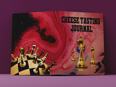 Cheese Tasting Journal book cover branding design graphic design illustration kdp logo typography ui vector