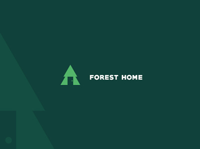 Forest Home branding design forest graphic design home illustrator logo photoshope