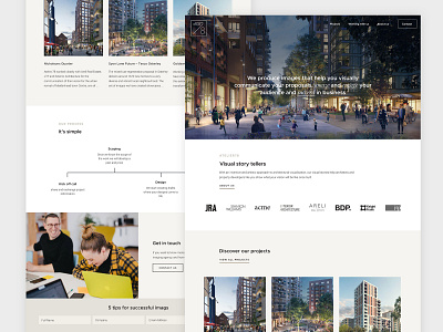Website design & dev for Architectural visualisation studio