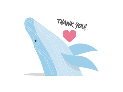 Whale Illustration animal blue drawing flat illustration illustrator minimal pastel sea whale
