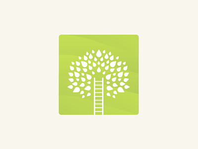 Logo Marque / Icon for Tree Care Company brand branding design eco green icon ladder logo logo design logo marque tree tree icon tree logo