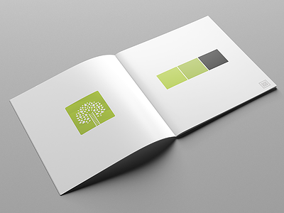 Brand Guidelines for Treecare Client brand branding flat gradient green iconography identity logo logo marque minimal tree
