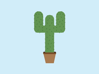 Cactus cactus doodle green plant