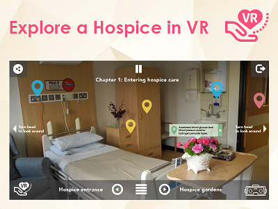Hospice in VR design healthcare ux virtual reality vr