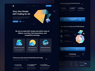 Crypto Landing Page. blockchain blockchain landingpage crypto crypto landingpage cryptocurrency cryptolandingpage dark defi landing page landingpage nft landingpage ui ux wallate web design webdesign website