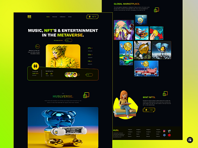 Monster Activity - 3D NFTs Landing Page - UI Design! 3d animation branding clean crypto cryptocurrency design finance fintech graphic design homepage investment logo motion graphics nft property ui uiux ux website