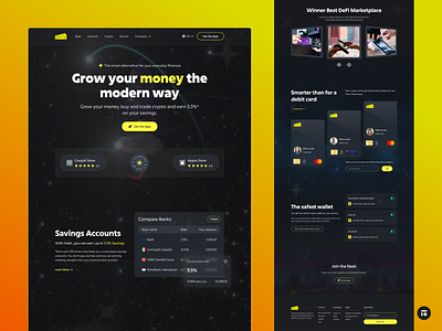 Nash- Cryptocurrency Redesign Landing Page. 3d animation app branding crypto email verification factory finance animation graphic design homepage illustration isometric logo low poly motion graphics nft rich text ui ui ux web
