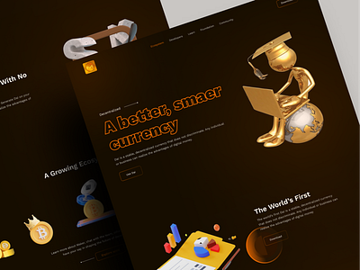 Saas landing Page - Header Exploration. 3d ui 3dmodeling animation app branding creative crypto home page cryptocurrency website flat logo graphic design ito landing page logo messenger minimalist logo motion graphics nft redshift ui xu website