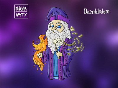 Dumblrdore art draw dumbledore harrypotter hogwarts magic sketch