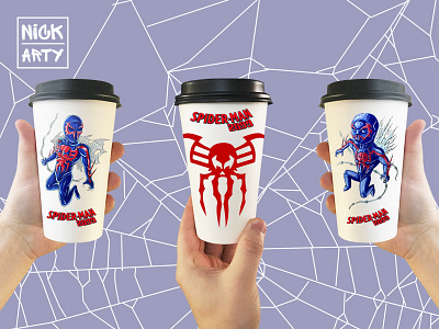 Spider-Man 2099 sketch cup