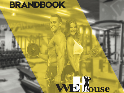 Brand book gym - WeHouse brandbook design gym logo nick arty nick arty design