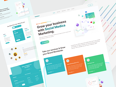 Digital Marketing Agency Landing Page Website