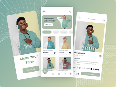 Ecommerce Mobile App Concept 2022 app clean clothing app clothing brand design e commerce e commerce app fashion app fashion brand habib mobile app online store shop app ui uiux